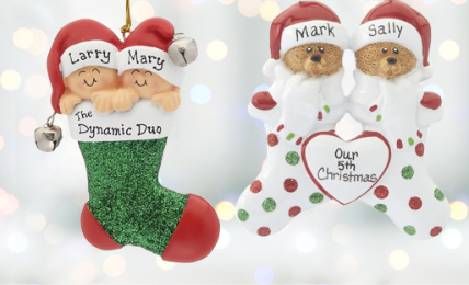 Personalized Multiple Baby Ornaments