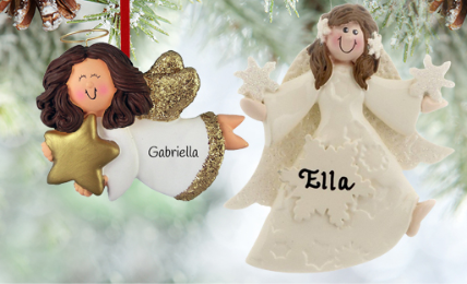 Personalized Angel Ornaments