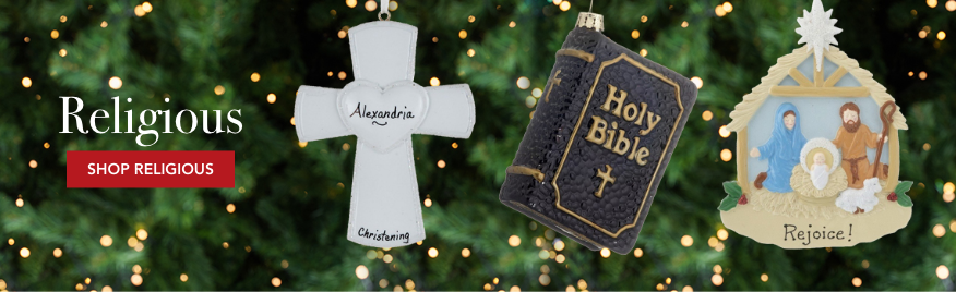 Personalized Religious Ornaments