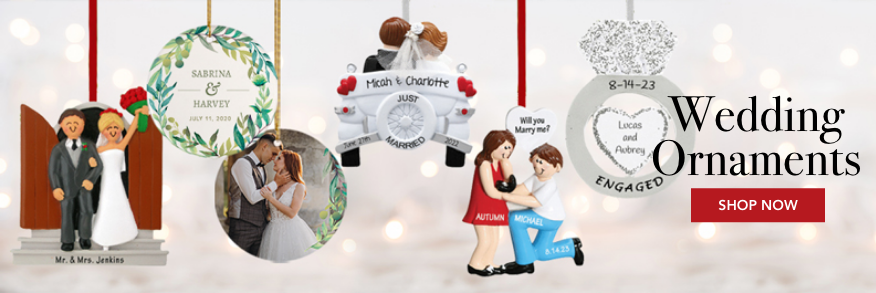 Personalized Wedding Ornaments