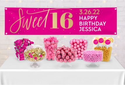 PERSONALIZED BIRTHDAY CANDY BUFFETS