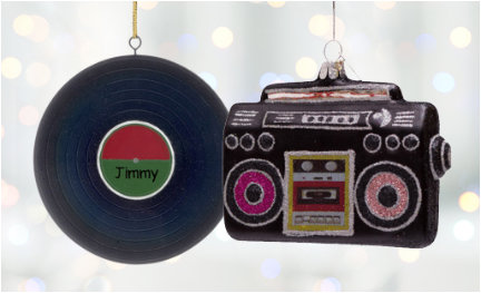 Personalized Music ornaments