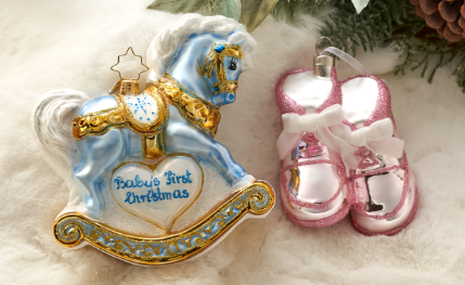 Personalized Baby Boy Ornaments