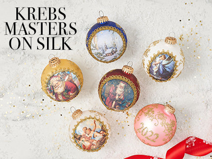 Krebs Masters on Silk Collectable Ornaments