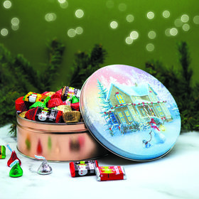 All Decked Out Hershey's Holiday Mix Tin - 2 lb