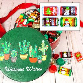 Festive Cacti Hershey's Holiday Mix Tin - 2 lb