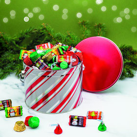 Candy Stripes Hershey's Holiday Mix Tin - 2.7 lb