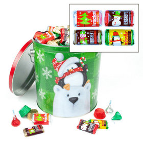 Cold But Cozy Hershey's Holiday Mix Tin - 3.5 lb