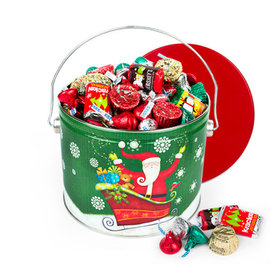 Sparkly Santa Hershey's Holiday Mix Tin - 3.5 lb