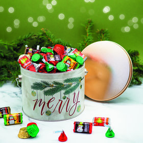 Very Merry Hershey's Holiday Mix Tin - 2.7 lb