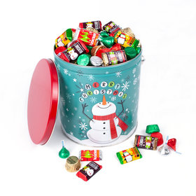 Cheery Snowman Hershey's Holiday Mix Tin - 5 lb