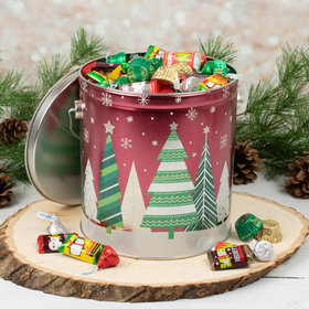 Snowy Tree Hershey's Holiday Mix 5 lb Tin