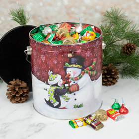 Penguin Present Hershey's Holiday Mix Tin - 5lb