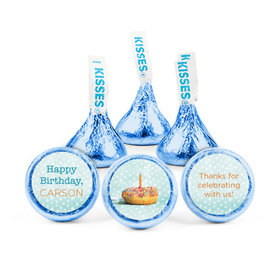 Personalized Birthday Donut Worry Be Happy Hershey's Kisses
