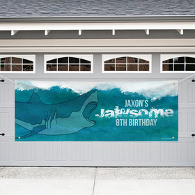 Personalized Kids Birthday Giant Banner - Jawsome