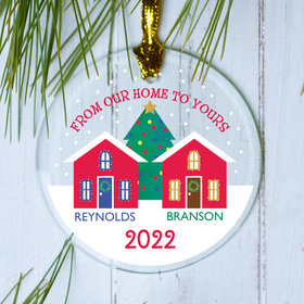 Personalized Family Home Christmas Ornament