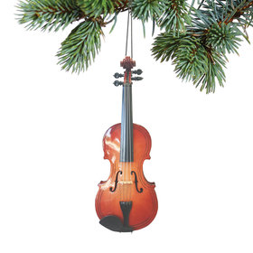 Personalized Violin Christmas Ornament