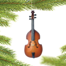 Personalized Bass Christmas Ornament