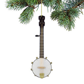 Personalized Banjo Christmas Ornament