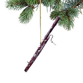 Personalized Bassoon Christmas Ornament