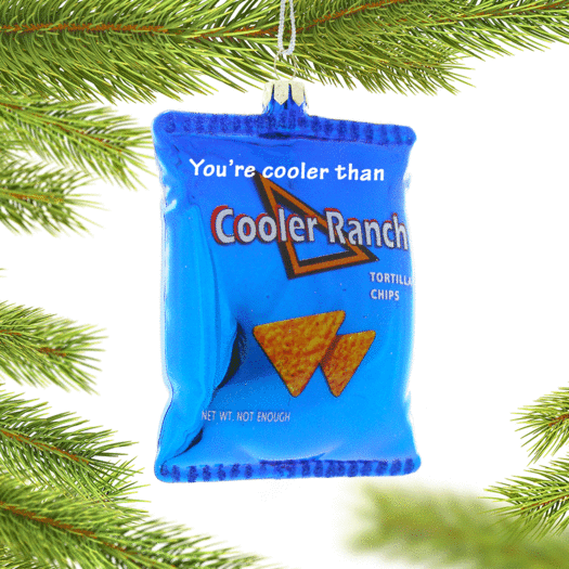 Personliazed Cooler Ranch Chips Christmas Ornament