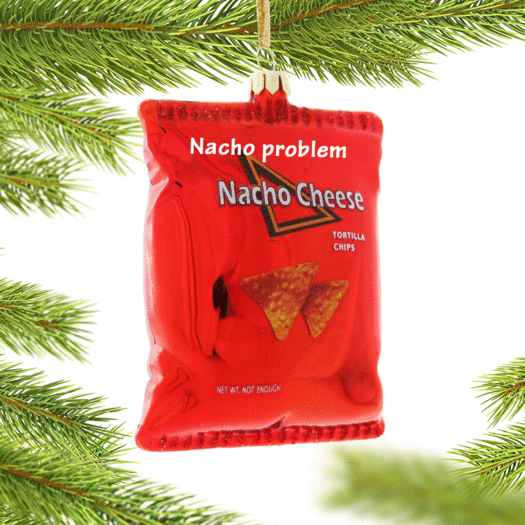 Personalized Nacho Cheese Christmas Ornament