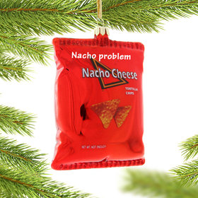 Personalized Nacho Cheese Christmas Ornament