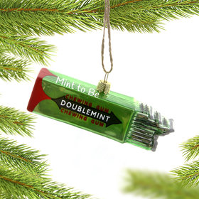 Personalized Chewing Gum Christmas Ornament