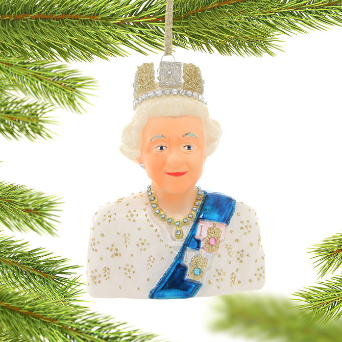 Queen Elizabeth Christmas Ornament