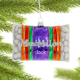Personalized Marshmallow Christmas Ornament