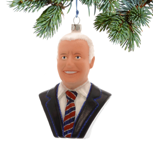 Joe Biden Christmas Ornament