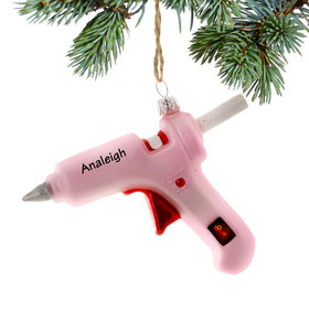 Personalized Glue Gun Christmas Ornament