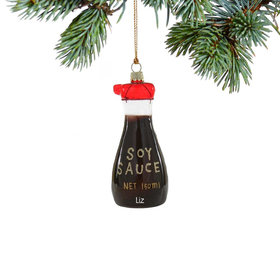 Personalized Soy Sauce Christmas Ornament