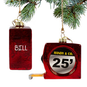 Personalized Measuring Tape Christmas Ornament