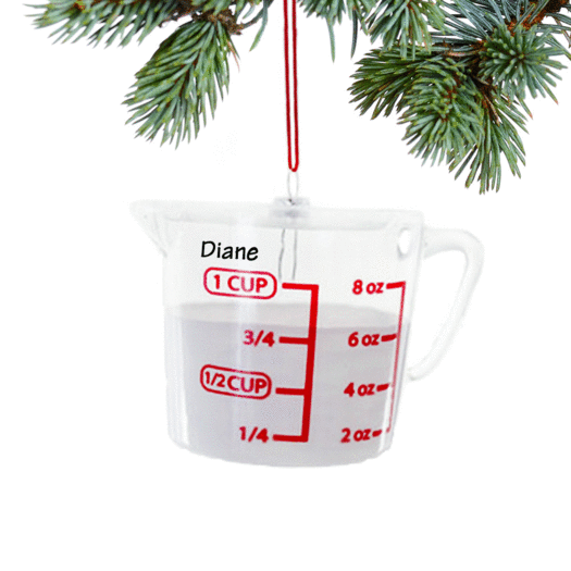 Holiday Ornament Liquid Measuring Cup Glass Ornament Kitchen Go8022l, 1 -  King Soopers