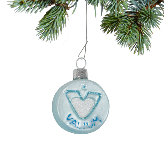 Personalized Valium Christmas Ornament