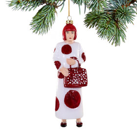 Personalized Yayoki Kusama Christmas Ornament