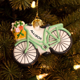 Personalized Bicycle Christmas Ornament