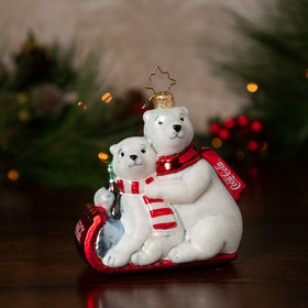 The Paws that Refreshes Christopher Radko Christmas Ornament