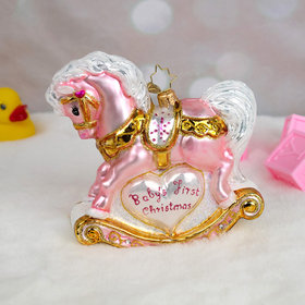 Baby's First Christmas Filly Christopher Radko Christmas Ornament