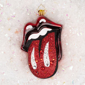 Christopher Radko Rolling Stones Diamond Anniversary Christmas Ornament