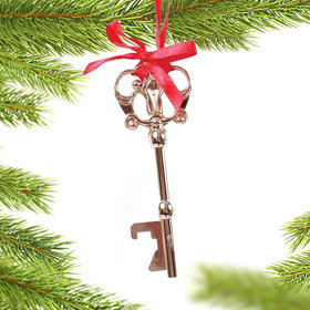 Personalized Santa Magic Key Christmas Ornament