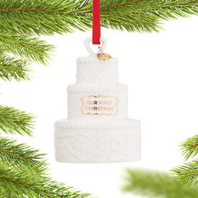 Our First Christmas Cake 2021 Ornament Christmas Ornament