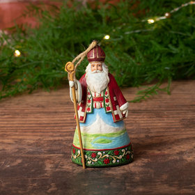 Swiss Santa Jim Shore Christmas Ornament