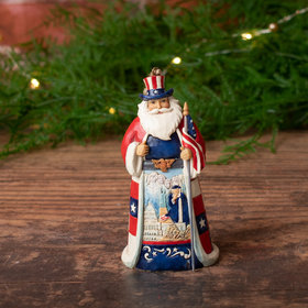 American Santa Jim Shore Christmas Ornament