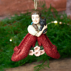 Dorothy and Toto Christmas Ornament