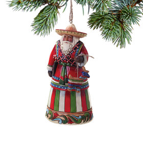 Jim Shore Santa Around the World Mexican Santa Christmas Ornament
