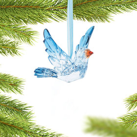 Faceted Bluebird Christmas Ornament