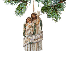 Wonderland Holy Family Christmas Ornament
