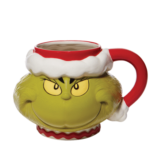Grinch Santa Christmas Mug